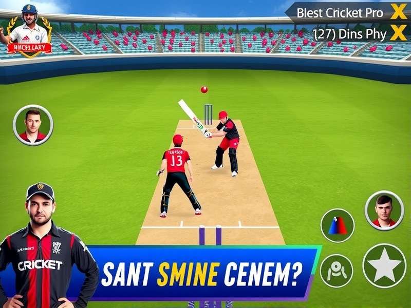 Cricket Pro Battle Gameplay Screenshot